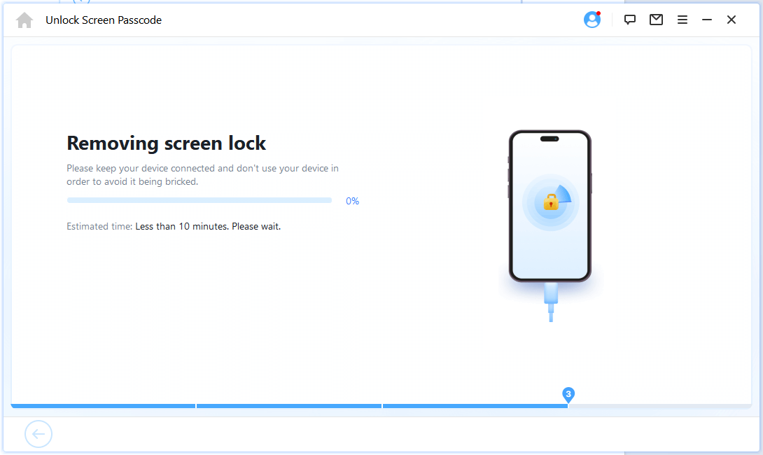 Unlock screen passcode 3