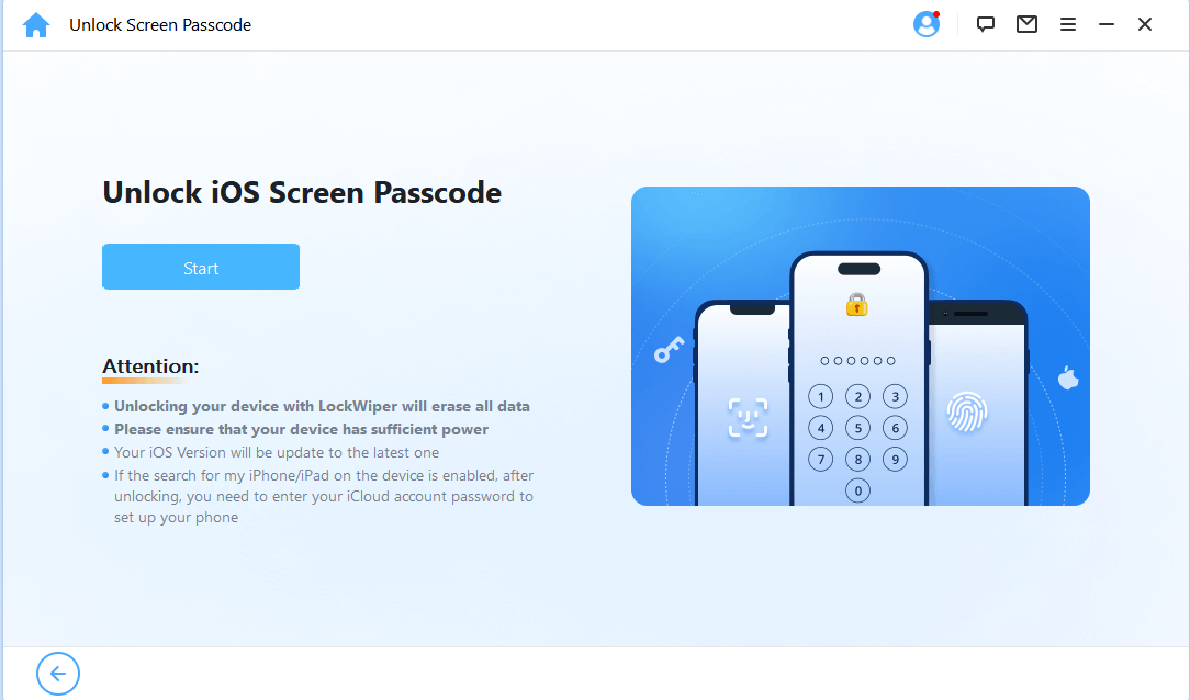 Unlock screen passcode 2