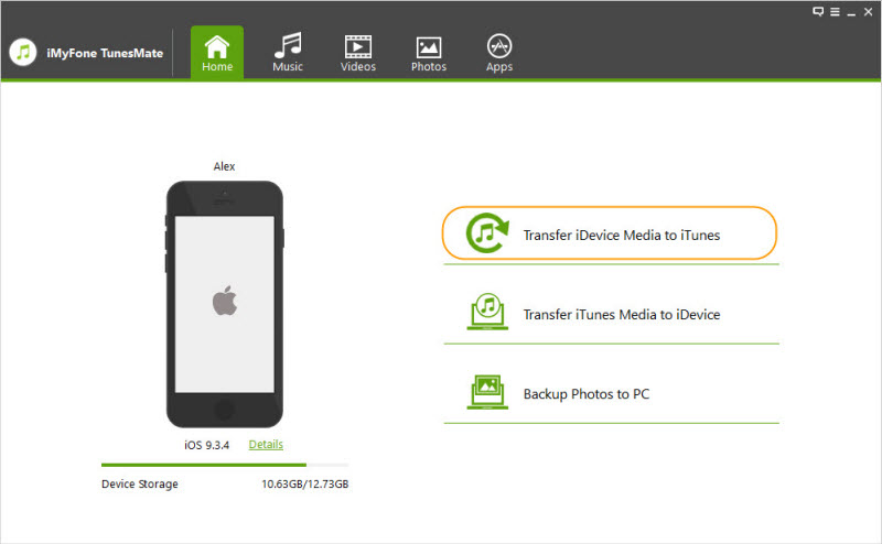 TunesMate Transfer iTunes musice to Android