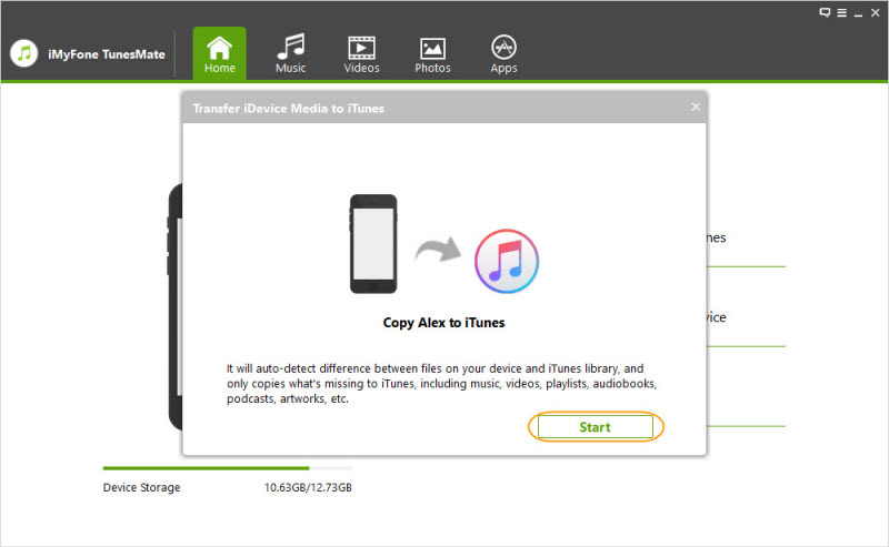 TunesMate Transfer iTunes musice to Android