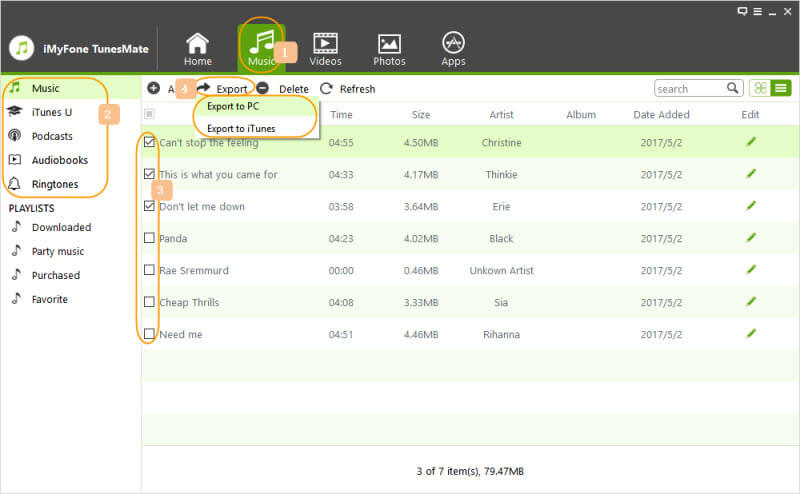 imyfone tunesmate transfer to external hard drive