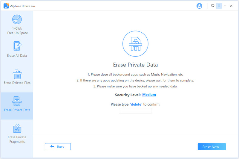 erase iphone data