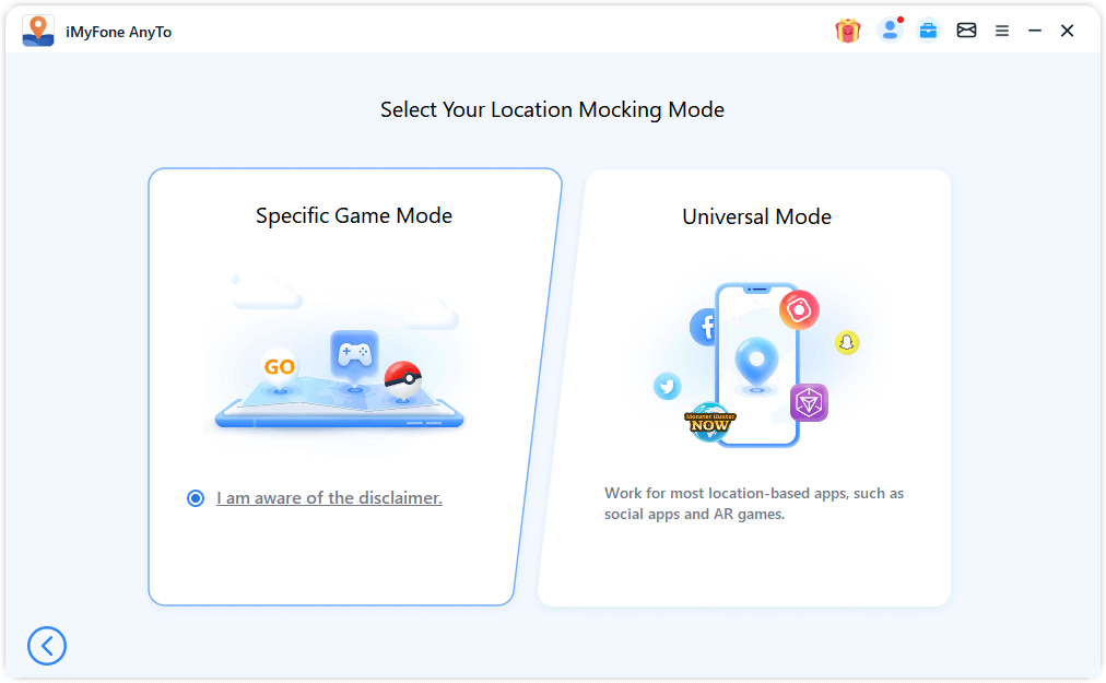 imyfone anyto ei suutnud asukohta tuvastada 12