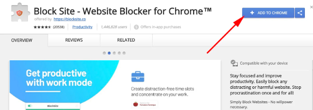 block websites with chrome extension