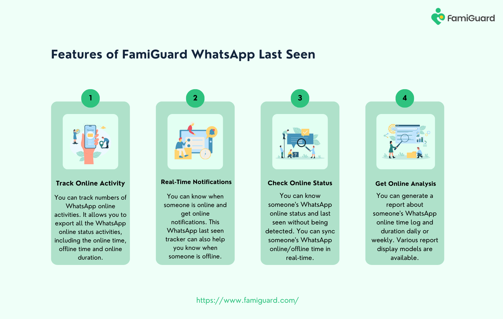
Features of FamiGuard WhatsApp Last Seen
                    