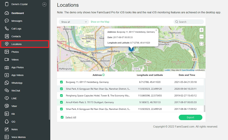 Iphone Hidden Location Tracking