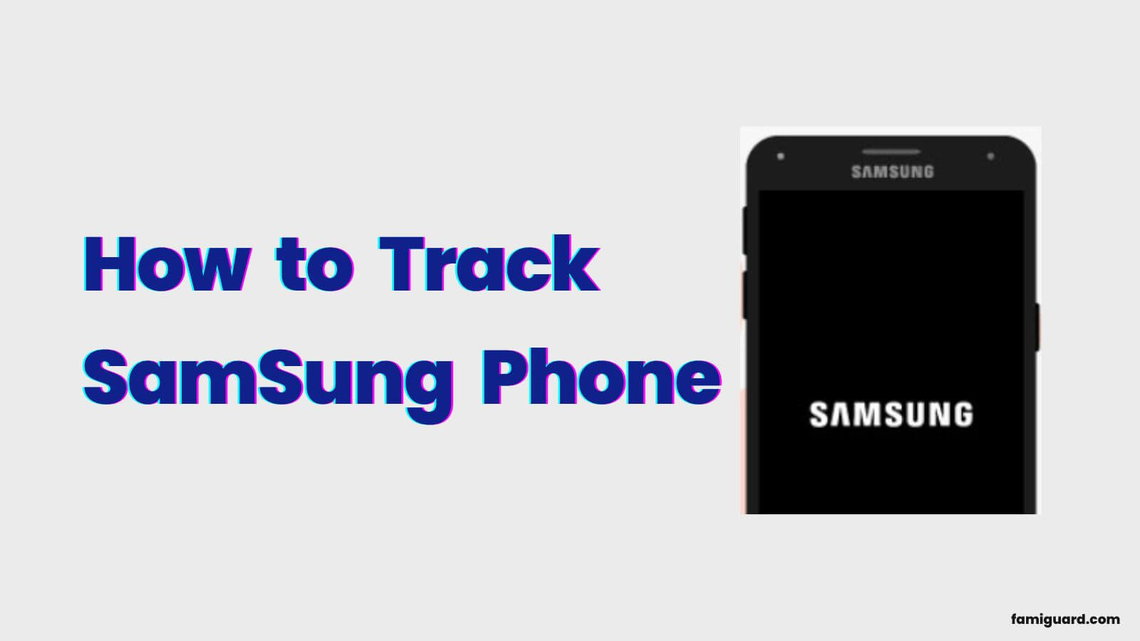 how to track Samsung phone