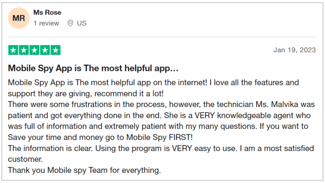 MobileSpy User Review