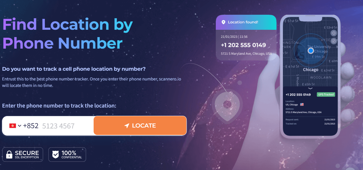 scannero.io track sim card location