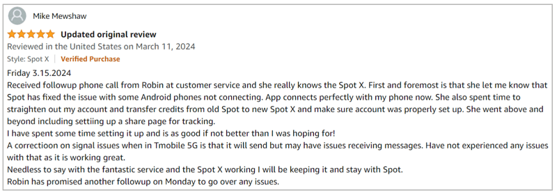 Spot Trace User Review