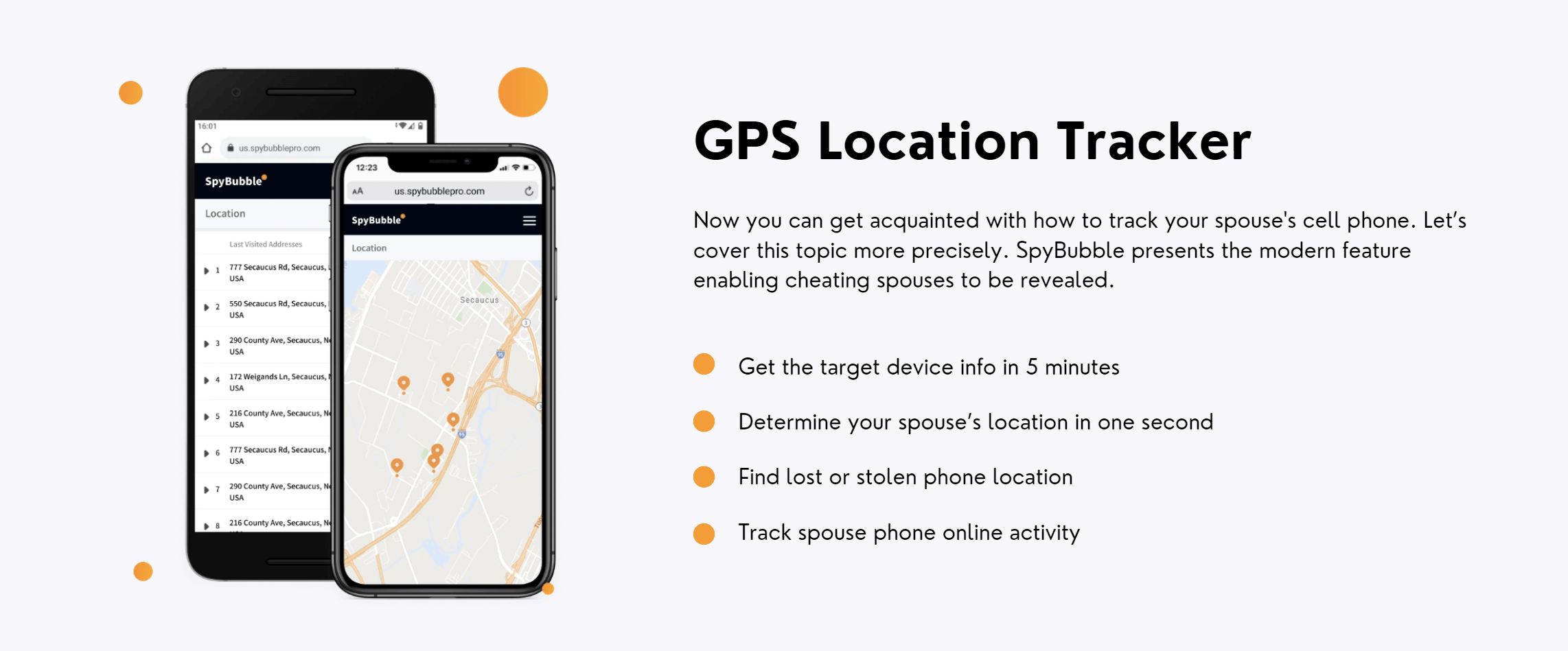 SpyBubble GPS Locating Tracking
