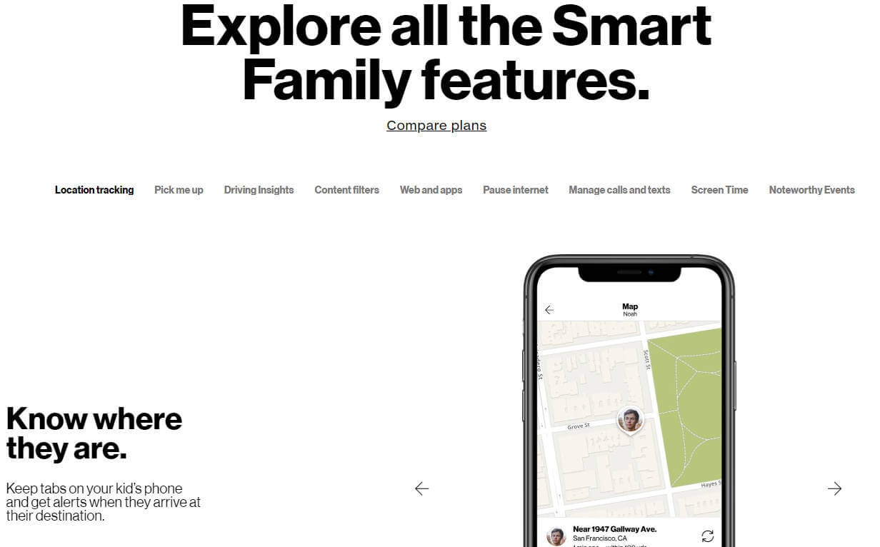 verizon smart family apps