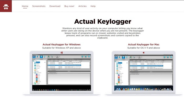 actual keylogger for mac
