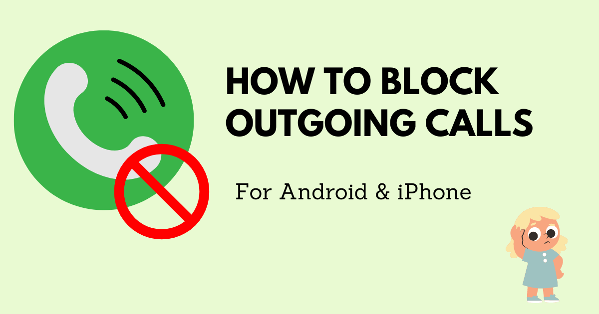 block outgoing calls cover