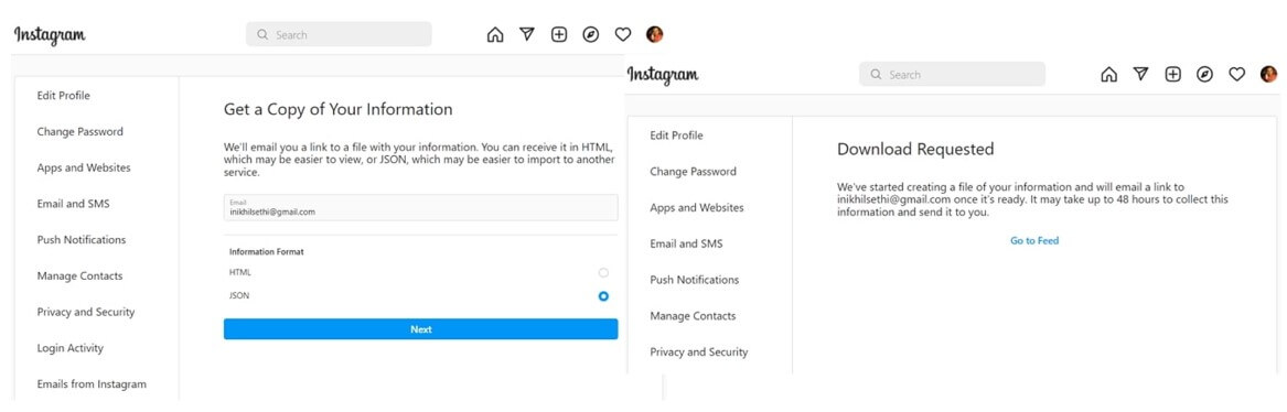 recover deleted instagram messages