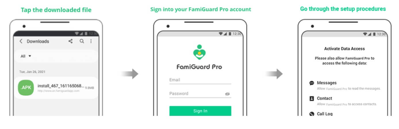 download famiguard pro for android