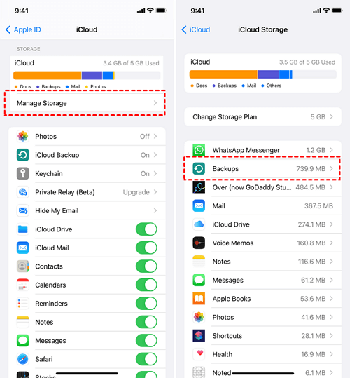 Restore Your Call Log from icloud