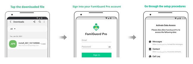 download and install famiguard pro