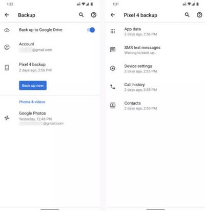 Restore Your Call Log from google drive