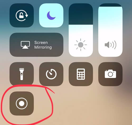 screen record snapchat-video on iphone