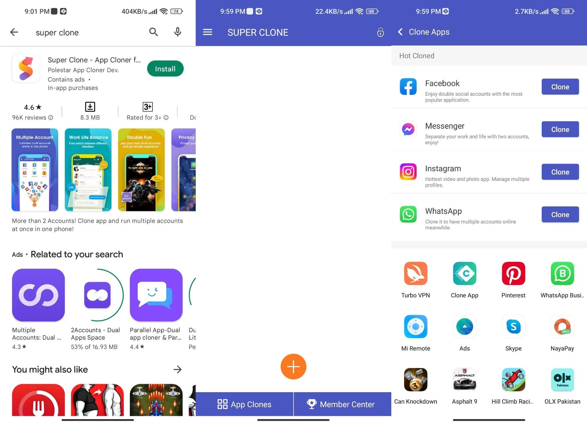 Super Clone - App Cloner for Multiple Accounts APK for Android