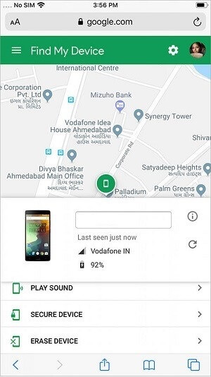 use find my device to track samsung phone