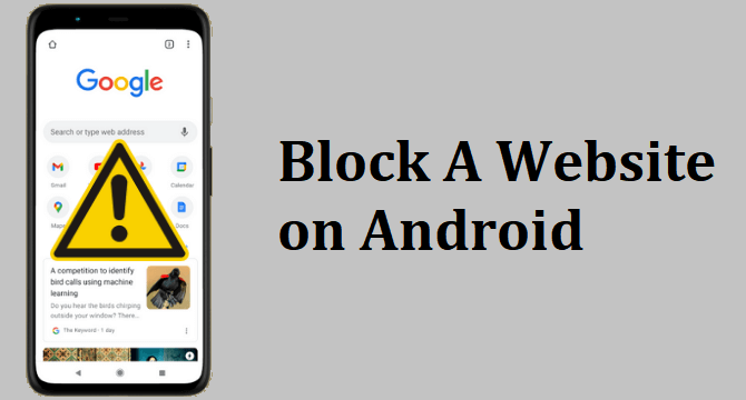 block a website on android