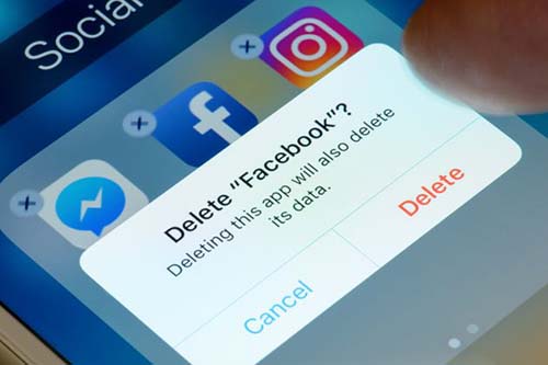 delete social media apps