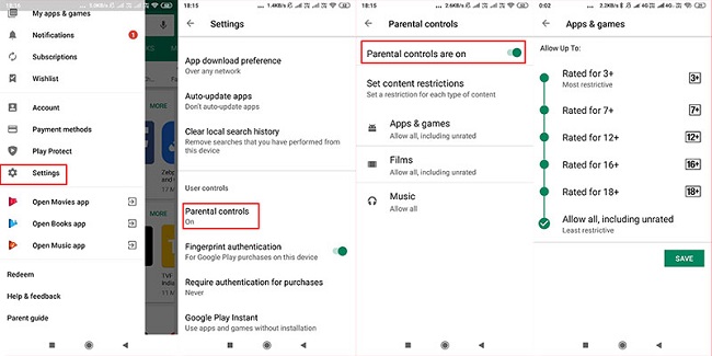 google play restrictions