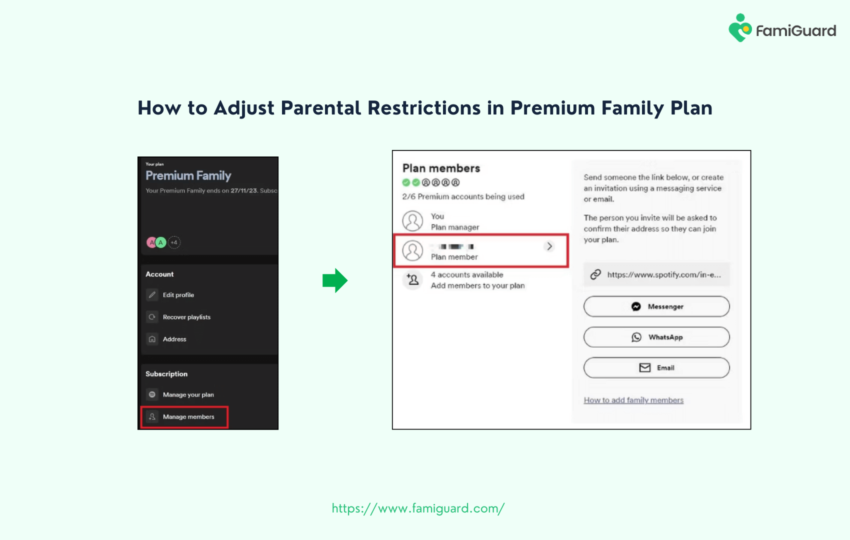 How to Adjust Parental
		Restrictions in Premium Family Plan
