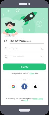 sign up on famiguard