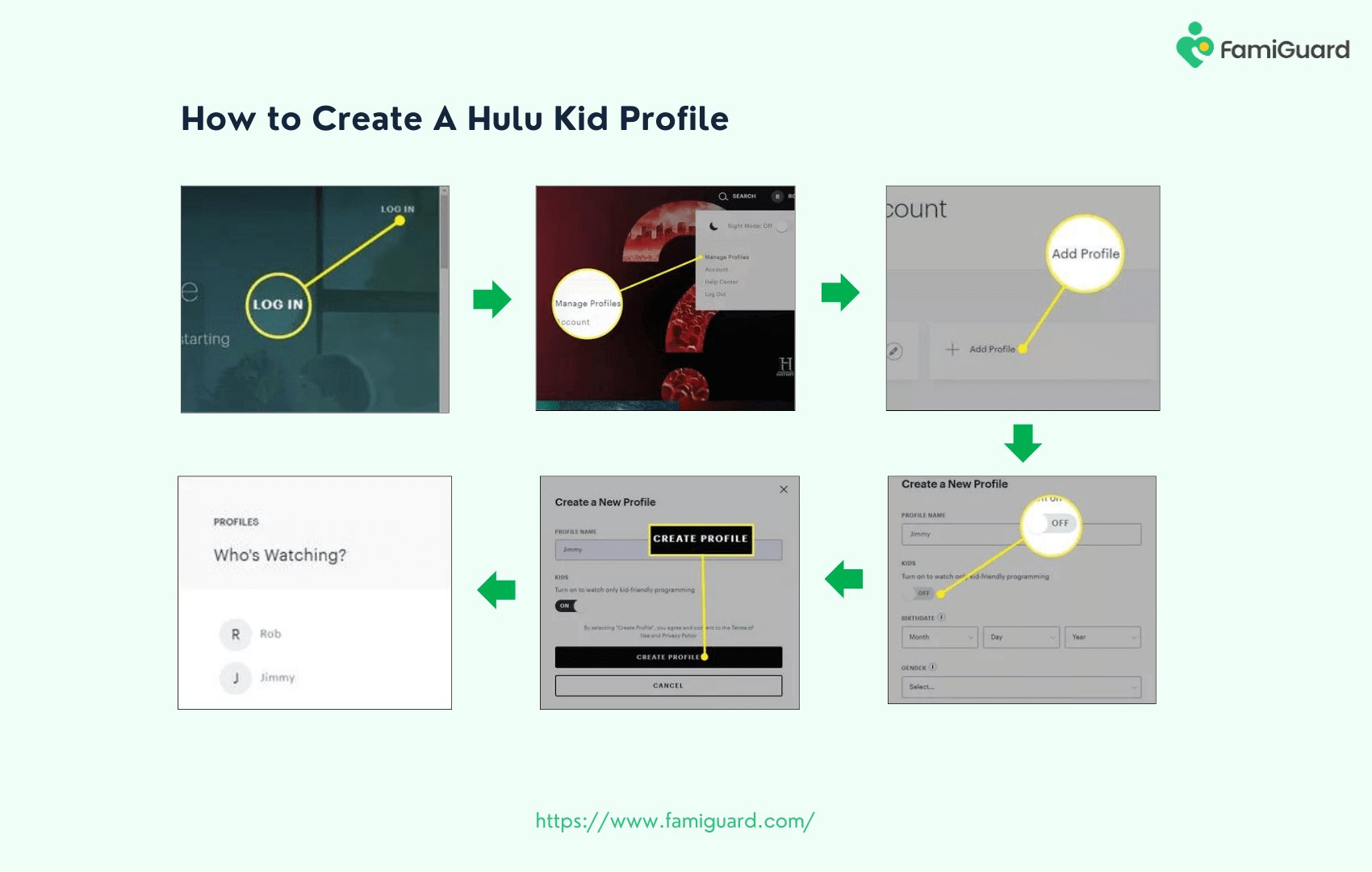 How to Create A Hulu Kid Profile