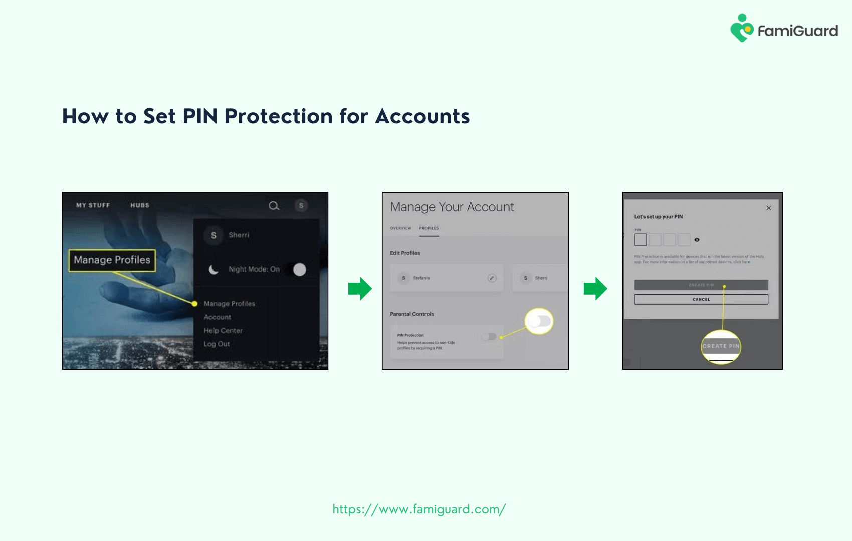 How to Set PIN Protection for Accounts