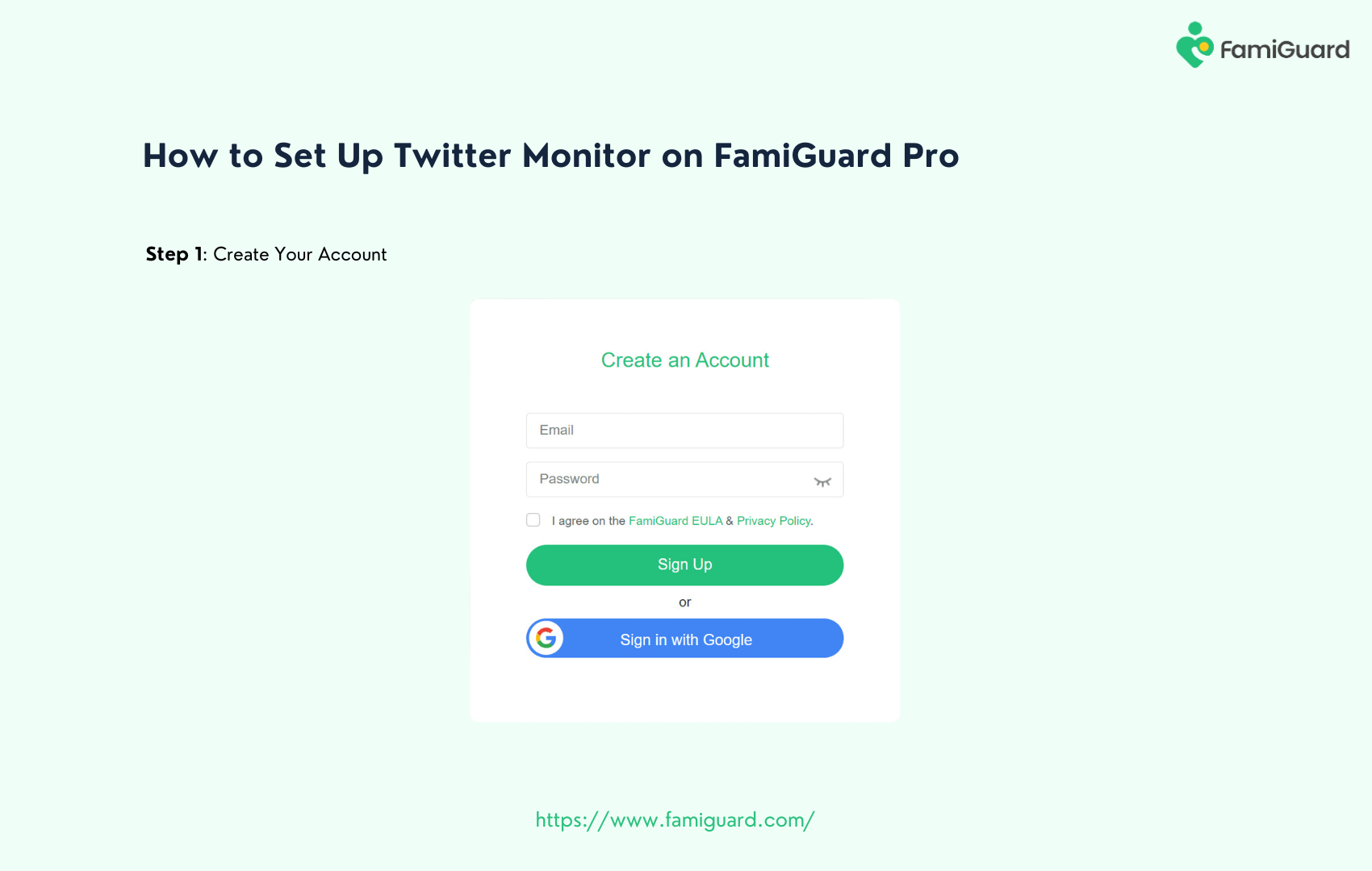 How to Sign Up FamiGuard
    Pro Account