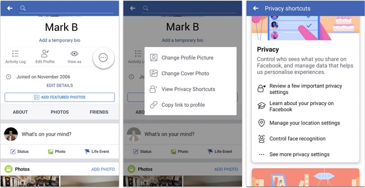 set privacy on facebook