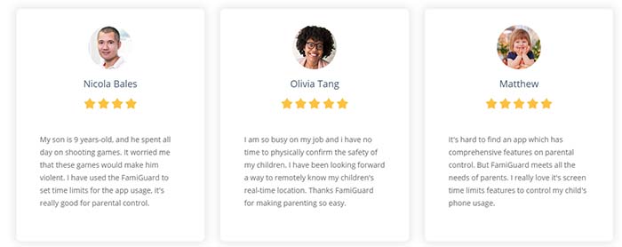 user reviews of famiguard