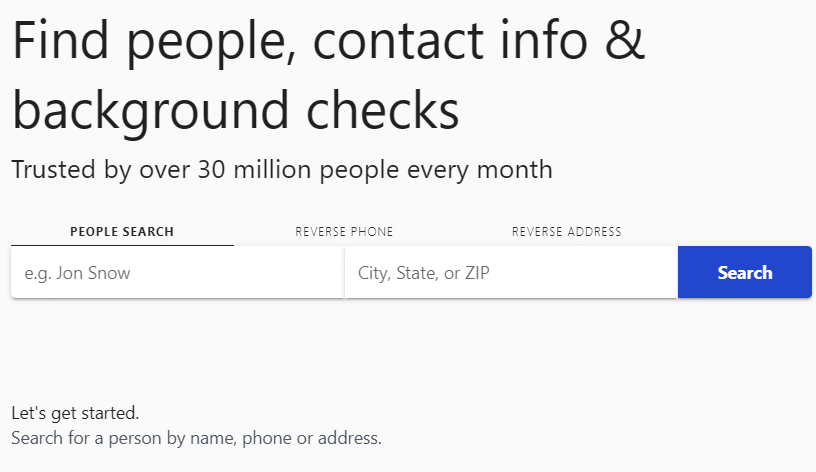 whitepages to track phone number