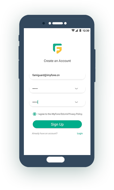 register famiguard account