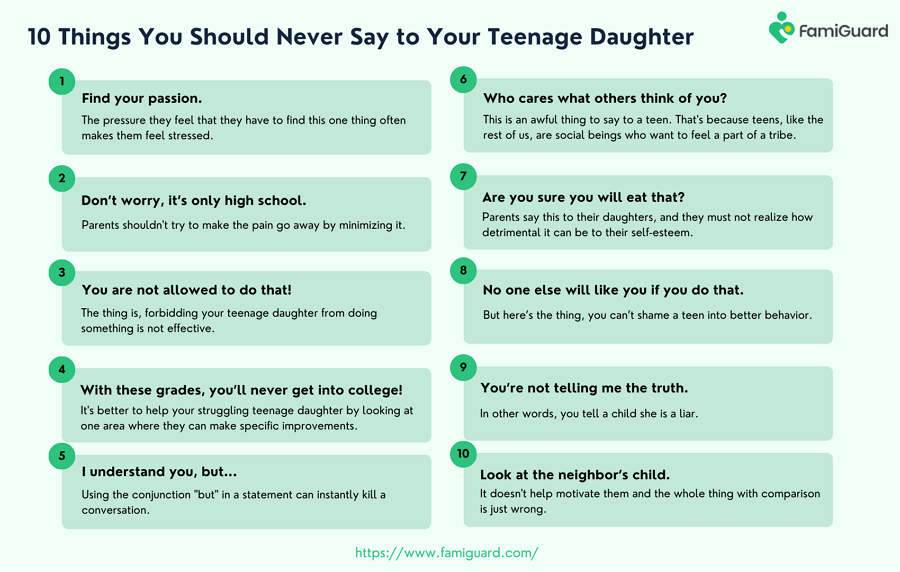10 Things You Should Never Say to Your Teenage Child
