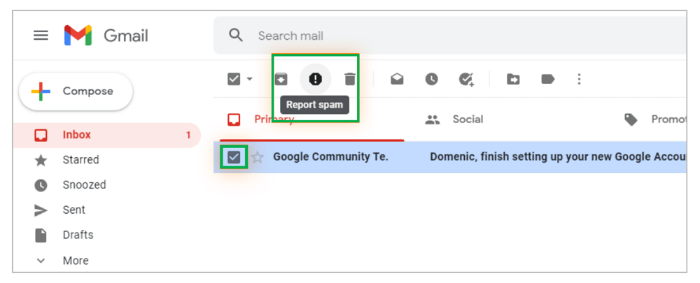 How to Report Porn Email on Gmail