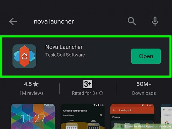 nova find hide app