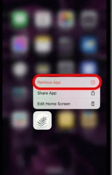 remove apps on iphone