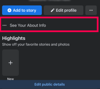 see your about info on facebook