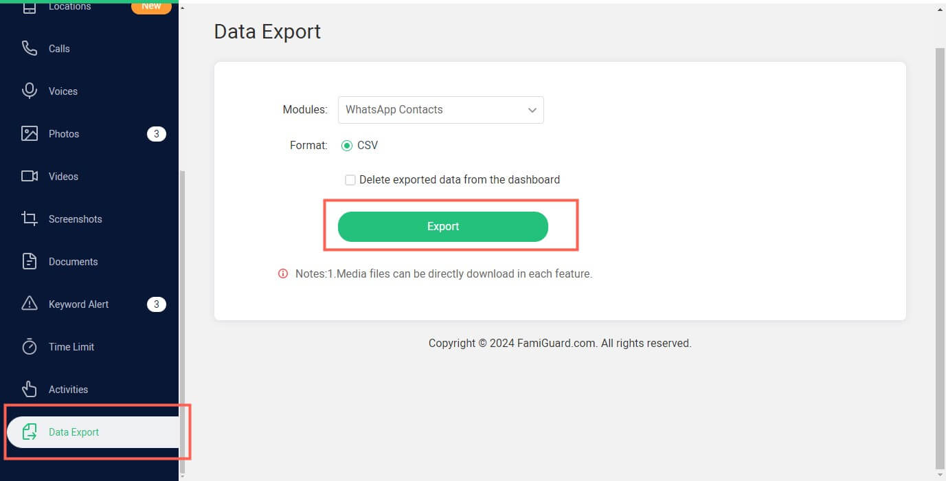 how to export whatsapp contacts to excel