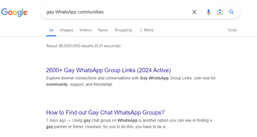 find gay chat whatsapp groups on web articles