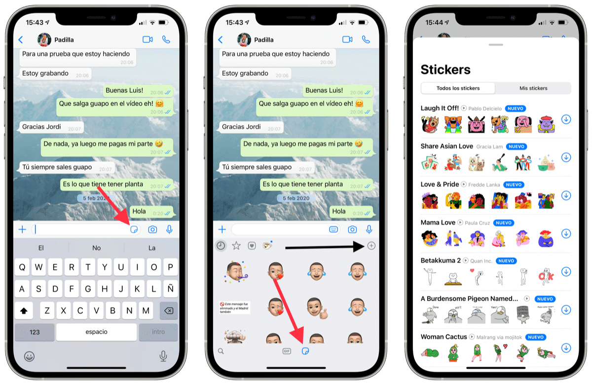 how to add stickers to whatsapp on ios