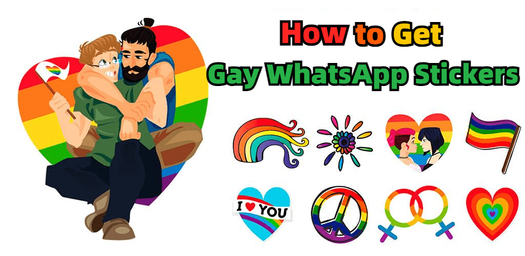how to get gay whatsapp stickers