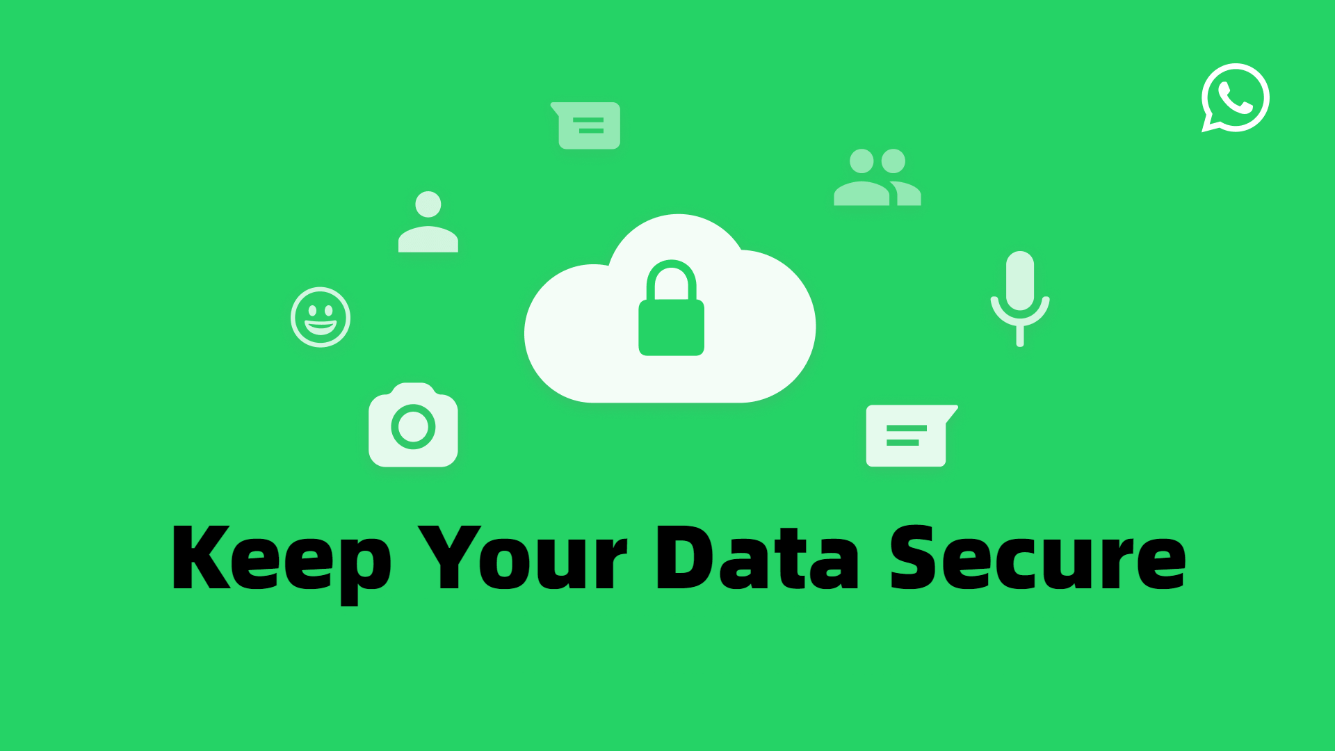 keep whatsapp data secure