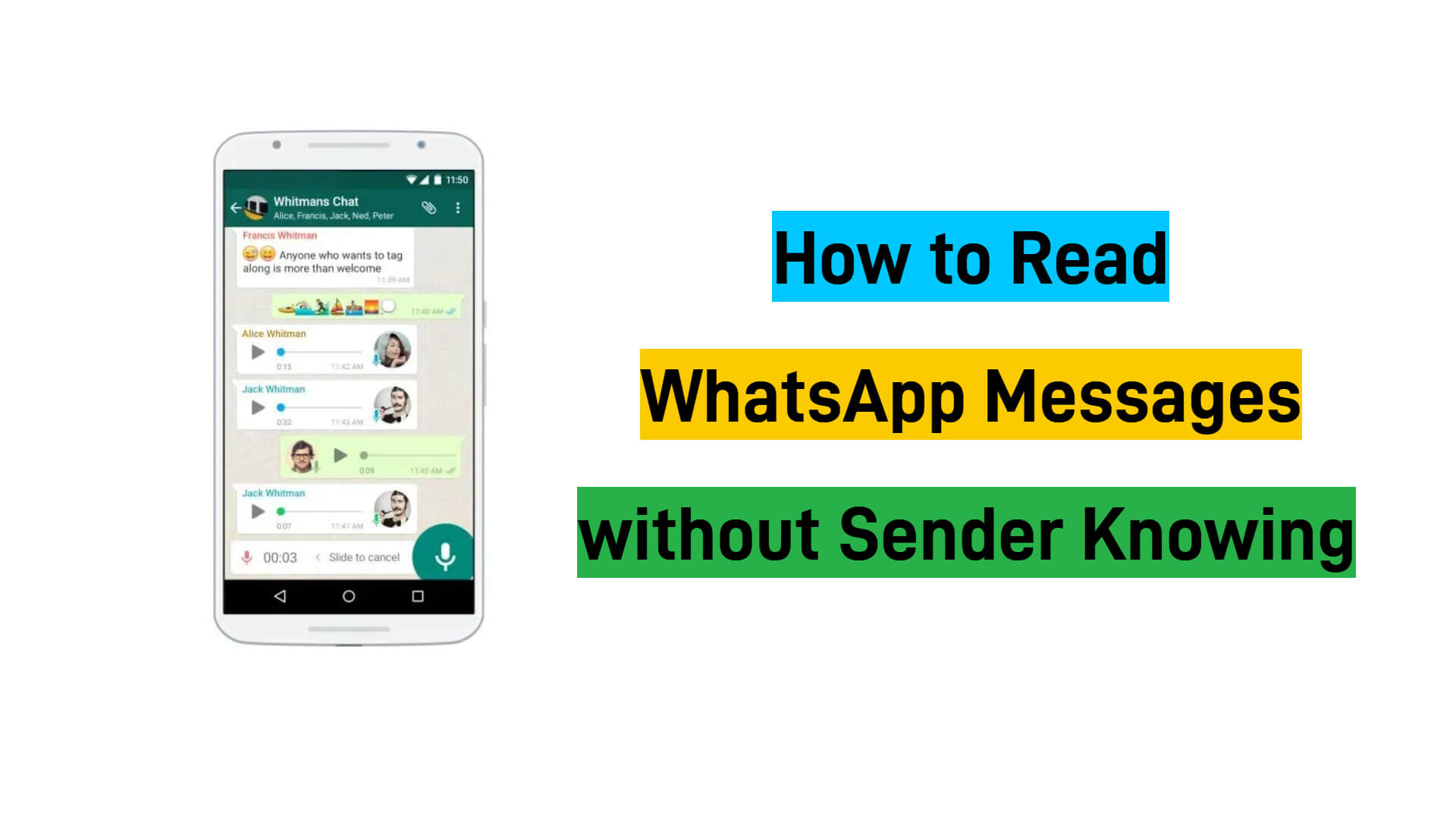 how to read whatsapp messages without sender knowing