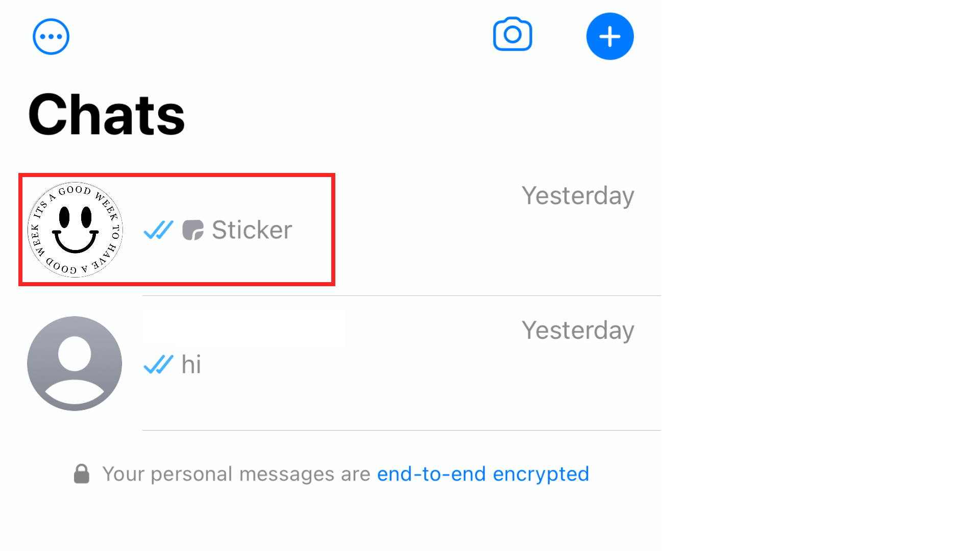 select contact you want to block on whatsapp